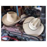 Assortment of men’s hats mostly 7 5/8
