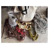 Large assortment of rope