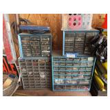 Four nut and bolt assortment bins