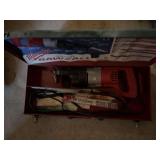 Milwaukee, heavy duty sawsall with extra blades