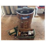 White mountain ice cream freezer, apple peeler corer, meat grinder