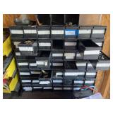 42 drawer bolt bin nearly full!