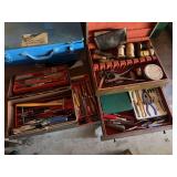 Assortment of leather tools