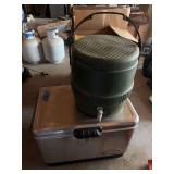 Coleman, metal cooler and dispenser cooler