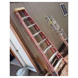 8 foot fiberglass Werner step ladder 300 pound