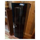 Stack on gun safe with padlock