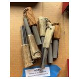 Group of seven antler handled fire starters