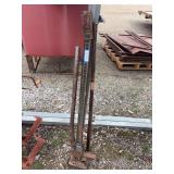 High lift handyman Jack and iron bar