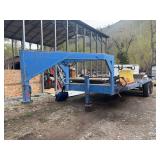 Homemade gooseneck flatbed utility trailer, no paperwork 8’ x 20’