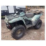 2007 Kawasaki Prairie 360 four wheeler with winch - see video - title in hand