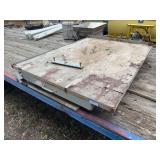 Extendo bed company 1200 pound capacity pull out steel extension for truck bed