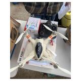 QRX 350 pro drone with paperwork, remote control - original box