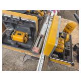 Laser beacon survey levels - with one tripod and two adjustable measuring stakes - believe that two of the levels are in good condition and one may not be working