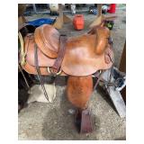 Hereford brand Tex Tan of Yoakam 15 1/2 inch seat western saddle
