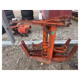 Pump jack scaffolding holders with roof brackets