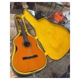 Pan H390 guitar with hard case