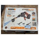 Worx brand Hydro shot 20 V battery powered pressure washer power cleaner 320 psi
