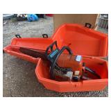 Stihl chainsaw with hard case