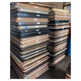 8’ heavy duty folding table Multiple tables shown You are bidding on ONE only Tables will be handed out in order of buyer coming, No picking/choosing/sorting You get what you get and don’t throw a