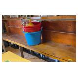 12’ L x 64” H kolache prep bench