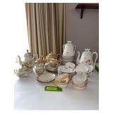 Three tea sets, only one complete