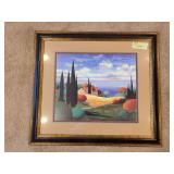 38 x 33 " Province by the Sea" framed print