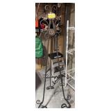 63" wrought iron easel