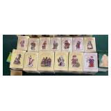 14 Santa Figurines