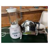 Electric meat slicer and B&D blender