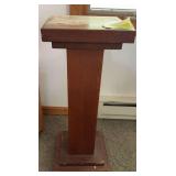 Pine plant stand 11 x 11 x 28H
