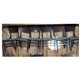 6 Tiger Oak Dining chairs
