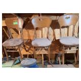 4 oak dining chairs