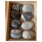 Drawer full of polished rocks