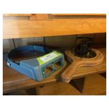 OptiVisor magnifying head piece, large magnifying glass and loop