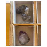Two large quartz crystals