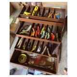 Tacklebox full of fishing lures