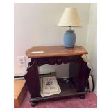 Magazine rack side table