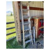 Aluminum step/extension ladder