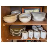 8 place setting of Noritake stoneware