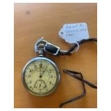 Montgomery Ward company pocket watch - face is broken