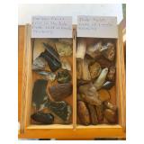Draw full of rocks and petrified wood found in Jade Fields south of Lander, Wyoming