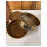 US standard sieve series quarter inch opening with additional pans