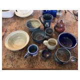 Assortment of stoneware