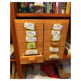 Handmade wooden box 12 drawers - please come at the end of pickup