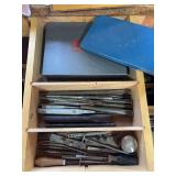 Punches, chisels, tap and die set, flaring tool set