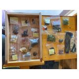 Drawer full of unique stones some faceted other others are not