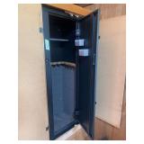 Century, small gun safe with key - bring screwdriver to disassemble cabinet and remove safe