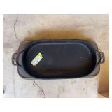Cast-iron griddle and cast-iron fish fryer