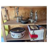Meat grinders, pea sheller, crockpot
