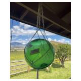 Glass fishing floats - one from japan and one china
